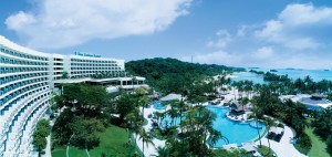 Resort Facade Aerial View